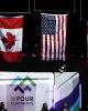 Flags of the medalists