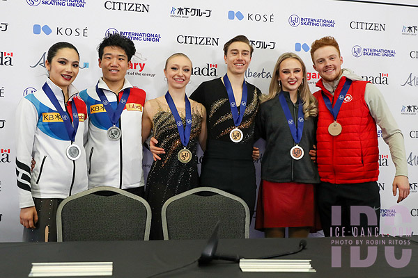 The medalists