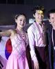 Kim & Lee with coach Aaron Lowe