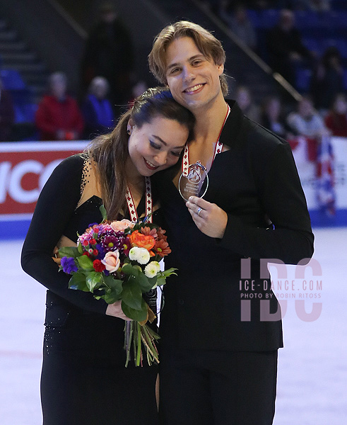 Bronze -  Allison Reed & Saulius Ambrulevicius (LTU)