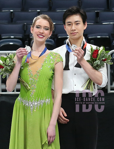 Michelle Deych & Ryan Hu (silver)