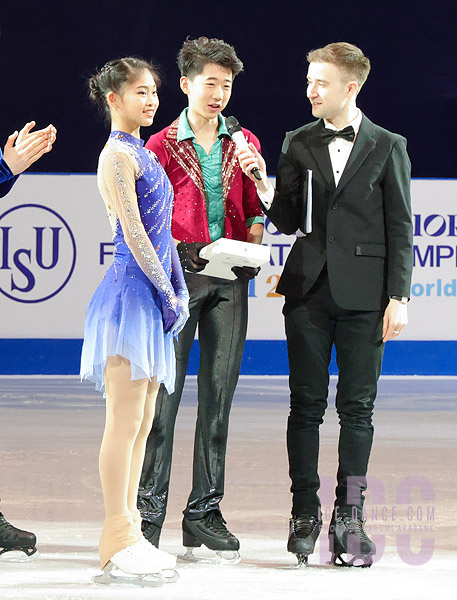 Yanhao Li (NZL) wins the best exhibition award