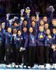 The medalists (Team Japan, USA and Italy)