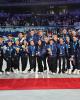 The medalists (Team Japan, USA and Italy)